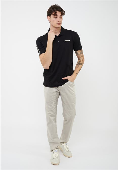 Polo Logo Series in jersey di cotone Black EA7 | 7M001477 AF10375UC001