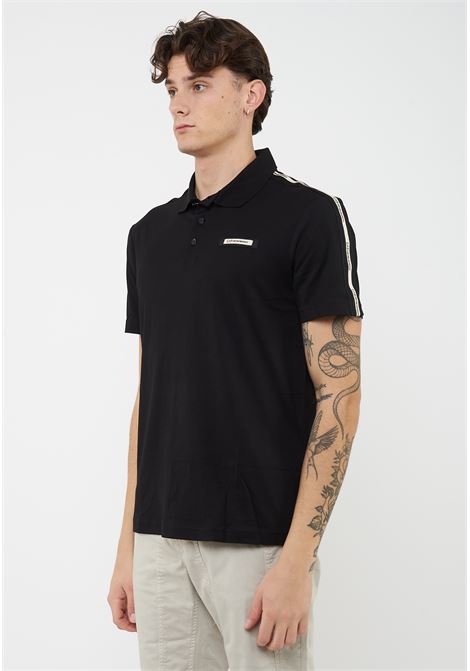 Polo Logo Series in jersey di cotone Black EA7 | 7M001477 AF10375UC001