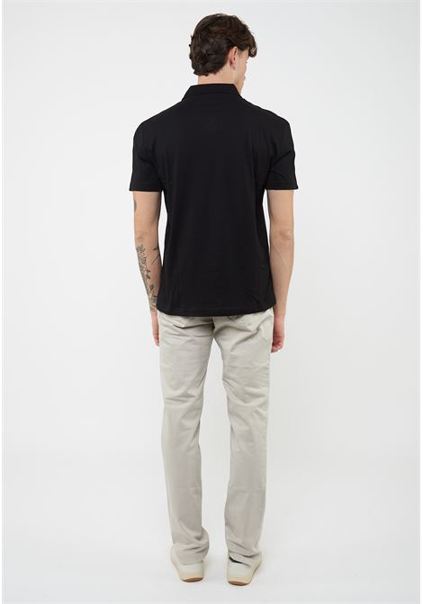 Polo Logo Series in jersey di cotone Black EA7 | 7M001477 AF10375UC001