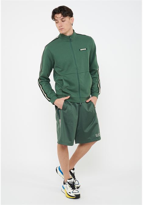 Felpa Logo Series in interlok di misto cotone Cilantro EA7 | 7M001479 AF12660U7260