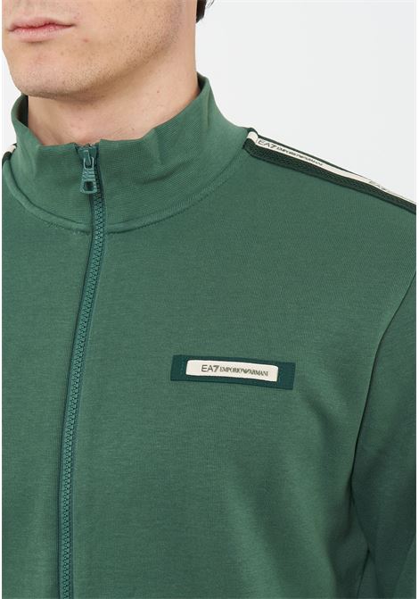 Felpa Logo Series in interlok di misto cotone Cilantro EA7 | 7M001479 AF12660U7260