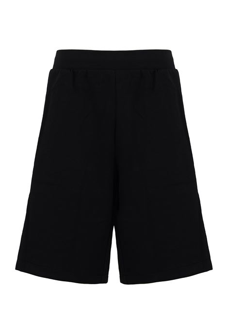 Bermuda Logo Series in interlok di misto cotone Black EA7 | 7M001481 AF12660UC001