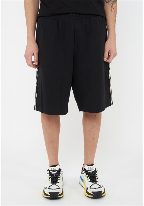 Bermuda Logo Series in interlok di misto cotone Black EA7 | 7M001481 AF12660UC001