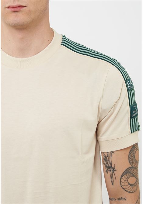 T-shirt Logo Series Boy in cotone Fog EA7 | 7M001507 AF16548U1088