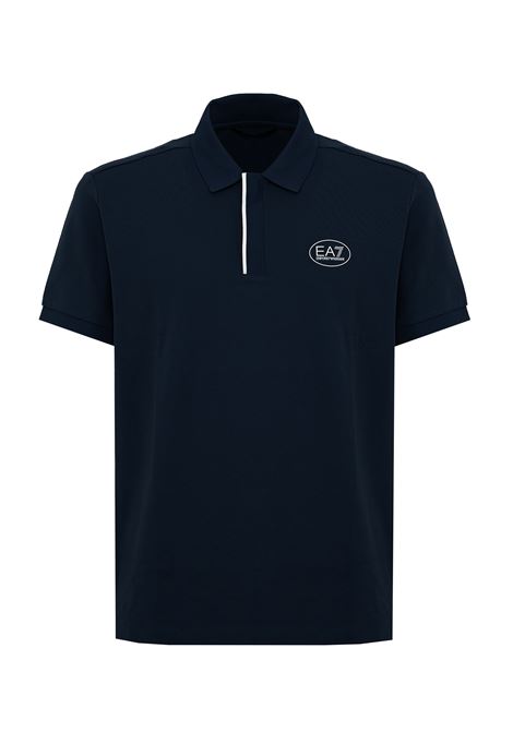 Polo Tennis Club in piquet di cotone stretch Blue EA7 | 7M001539 AF13511UB102