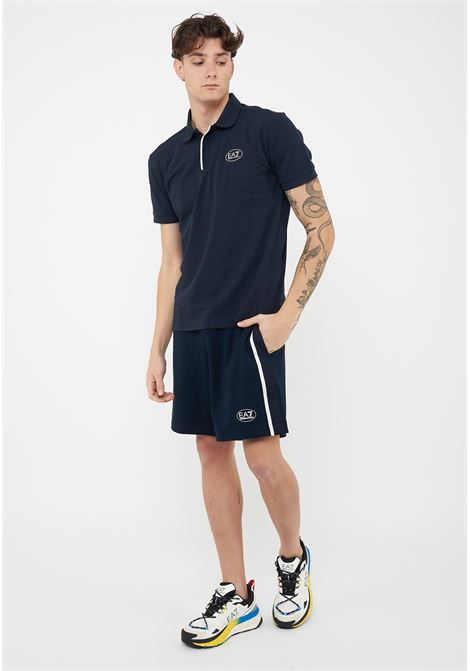Polo Tennis Club in piquet di cotone stretch Blue EA7 | 7M001539 AF13511UB102