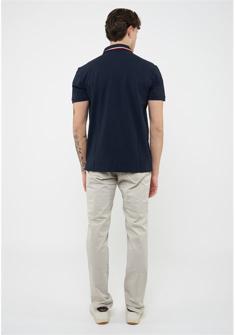 Polo Summer block in cotone stretch Blue EA7 | 7M001604 AF13511UB102