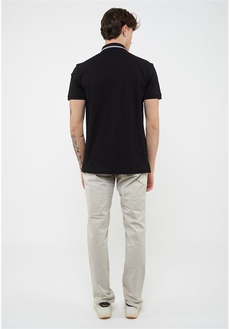 Polo Summer block in cotone stretch Black EA7 | 7M001604 AF13511UC001