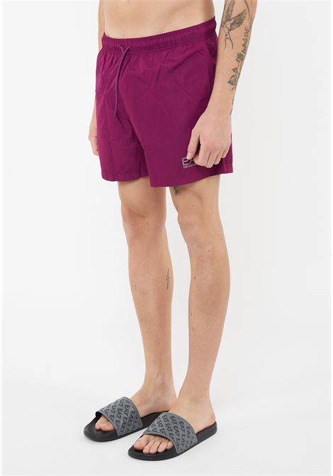 Costume Da Bagno Con Logo Corsican Plum caspia EA7 | 7M001677 AF13019MA086