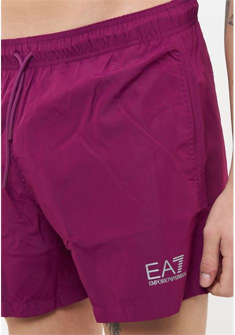 Costume Da Bagno Con Logo Corsican Plum caspia EA7 | 7M001677 AF13019MA086