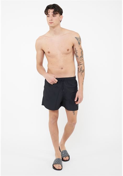 Costume Da Bagno Con Logo Corsican Black Silver EA7 | 7M001677 AF13019MC026