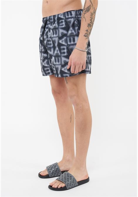 Costume boxer Graphic Series con stampa logo ASV Black White EA7 | 7M001715 AF21250MC001