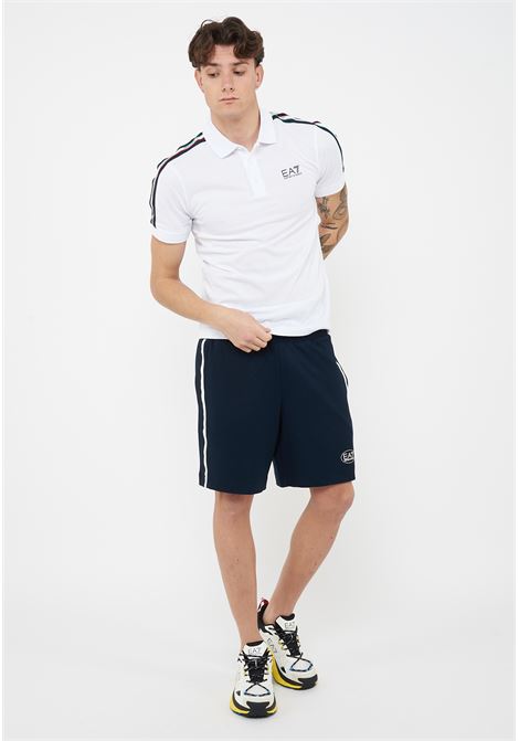 Polo in jersey di cotone Italian Spirit White EA7 | 7M001862 AF12503U0002