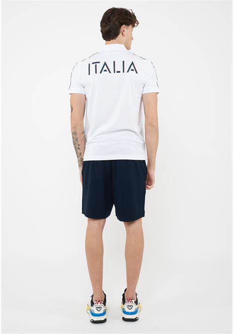 Polo in jersey di cotone Italian Spirit White EA7 | 7M001862 AF12503U0002