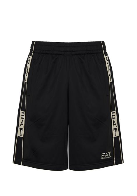 Bermuda Graphic Series in tessuto tecnico Black EA7 | 7M002319 AF12449UC001