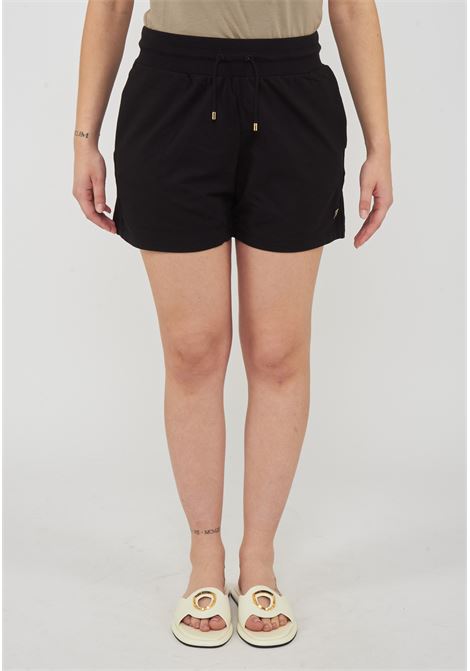 Shorts in felpa con coulisse e logo Core Lady Black EA7 | 7W000079 AF13135UC001