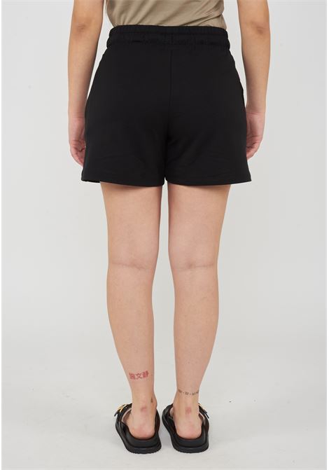 Shorts elasticizzati in misto viscosa con borchie Evolution Black EA7 | 7W000269 AF12482UC001