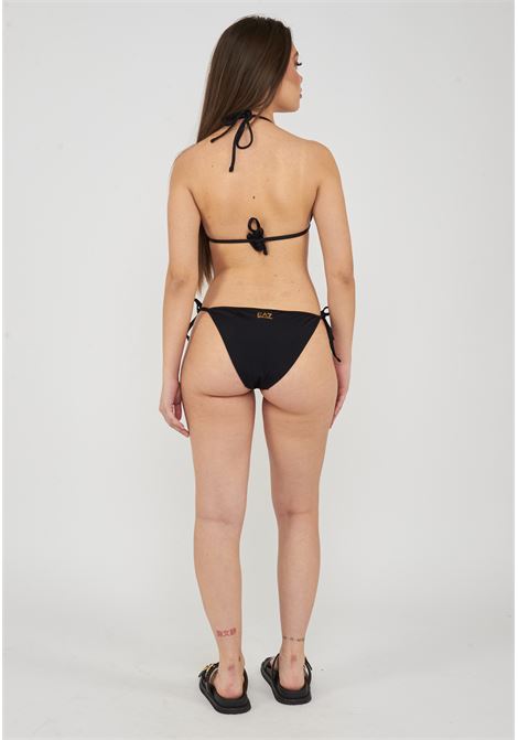 Bikini a triangolo in tessuto tecnico black EA7 | 7W000289 AF20663UC001