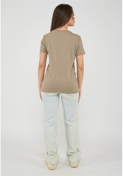 T-shirt in jersey stretch Logo Series Roasted Cashew EA7 | 7W000536 AF10373U6167