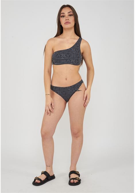 Bikini monospalla stampa monogram fancy grey EA7 | 7W001066 AF20662F8222
