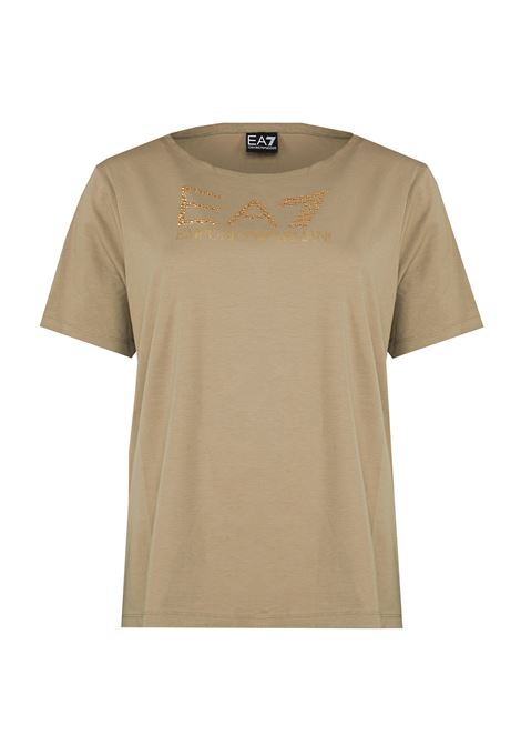 T-shirt Logo Series in jersey di cotone stretch Aluminium EA7 | 7W001098 AF14880U6225