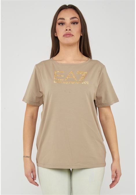 T-shirt Logo Series in jersey di cotone stretch Aluminium EA7 | 7W001098 AF14880U6225