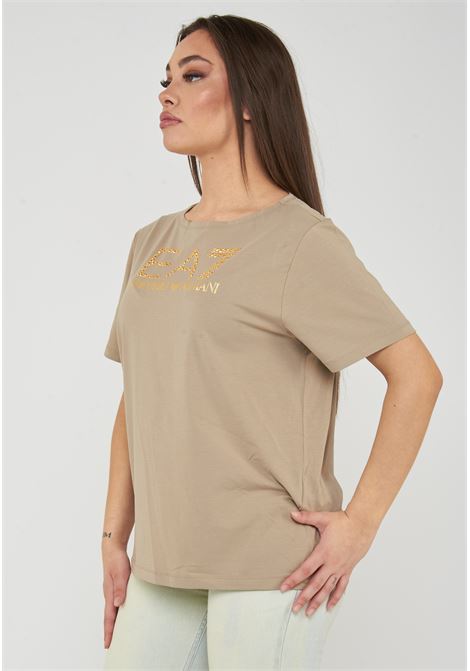 T-shirt Logo Series in jersey di cotone stretch Aluminium EA7 | 7W001098 AF14880U6225