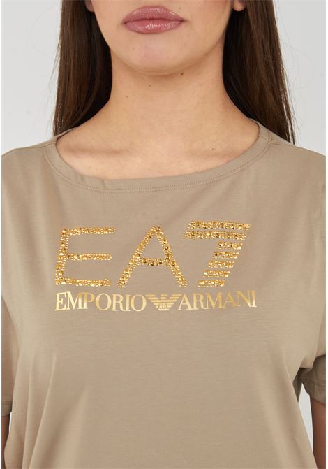 T-shirt Logo Series in jersey di cotone stretch Aluminium EA7 | 7W001098 AF14880U6225