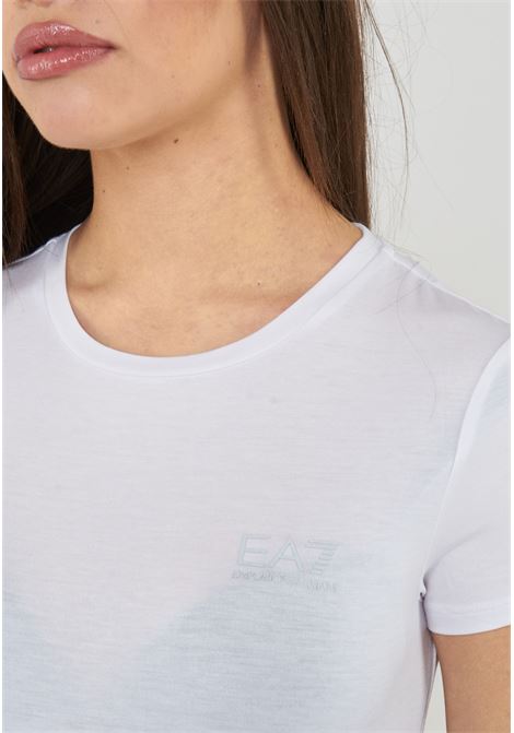 T-shirt in tessuto tecnico Natural Ventus7 ASV White EA7 | 7W001149 AF12945U0002