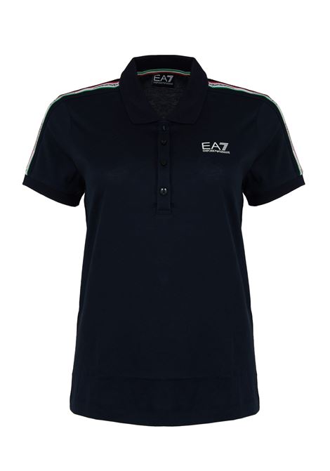 Polo in jersey di cotone Italian Spirit Blue EA7 | 7W001221 AF12503UB102