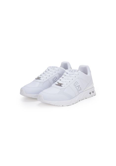 Sneaker Emporio Armani White Silver EA7 | 7X000656 AF13550MZ024