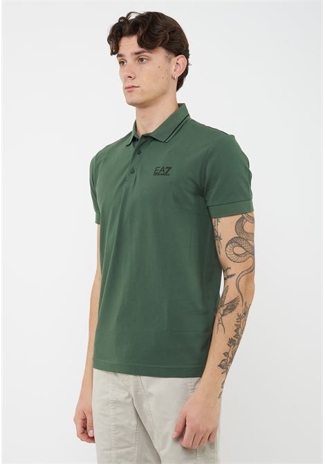 Polo Core Identity in piquet di cotone stretch Cilantro EA7 | 8NPF16 PJVUZU7260