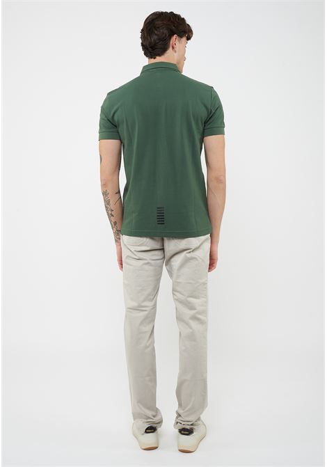 Polo Core Identity in piquet di cotone stretch Cilantro EA7 | 8NPF16 PJVUZU7260