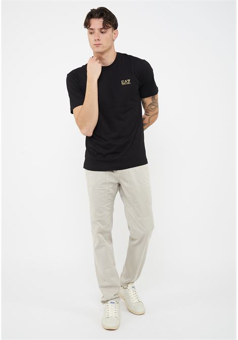 T-shirt Core Identity in cotone Pima Black EA7 | 8NPT25 PJVPZ0208