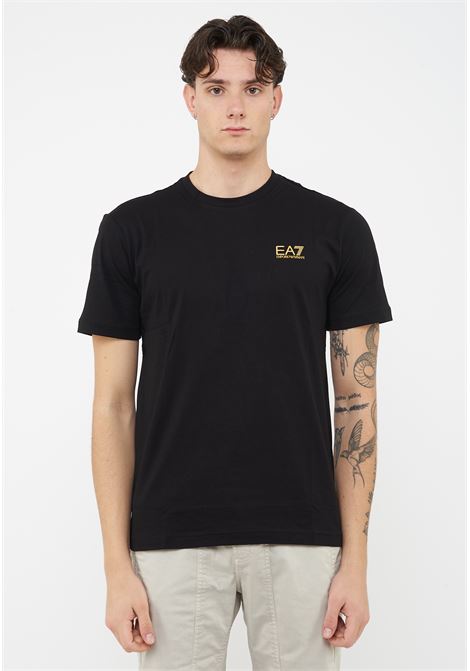 T-shirt Core Identity in cotone Pima Black EA7 | 8NPT25 PJVPZ0208