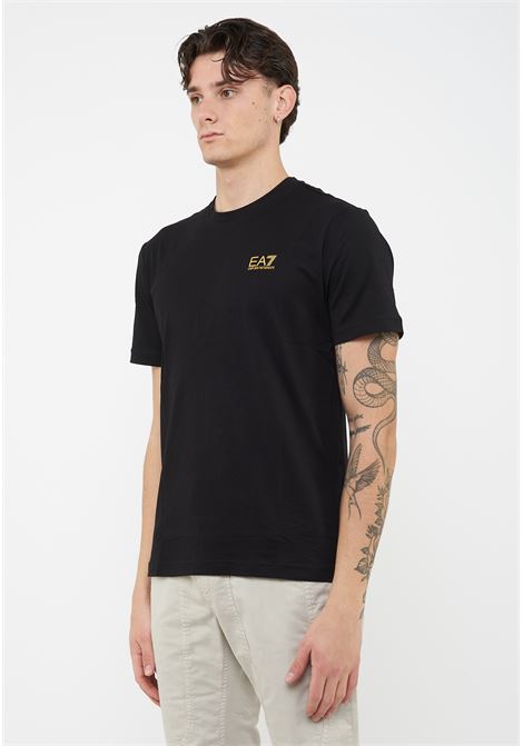 T-shirt Core Identity in cotone Pima Black EA7 | 8NPT25 PJVPZ0208