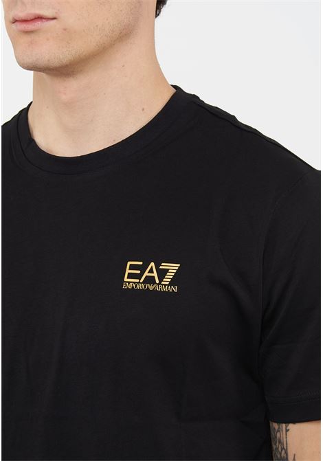 T-shirt Core Identity in cotone Pima Black EA7 | 8NPT25 PJVPZ0208