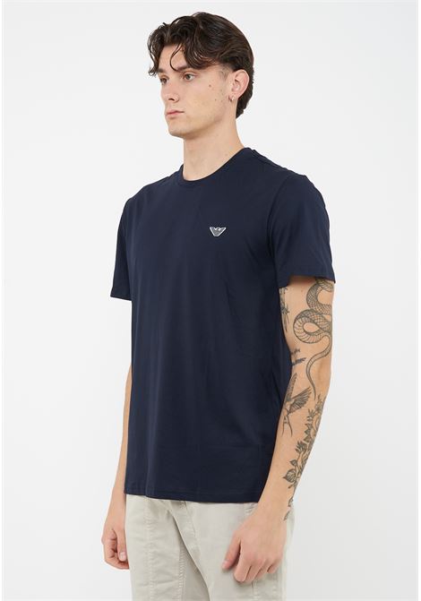 T-Shirt jersey di cotone Blue Emporio Armani | EM000574 AF20424UB102