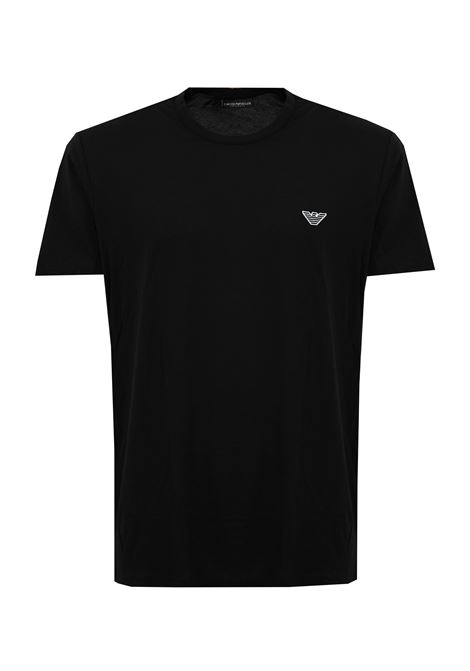 T-Shirt jersey di cotone Black Emporio Armani | EM000574 AF20424UC001