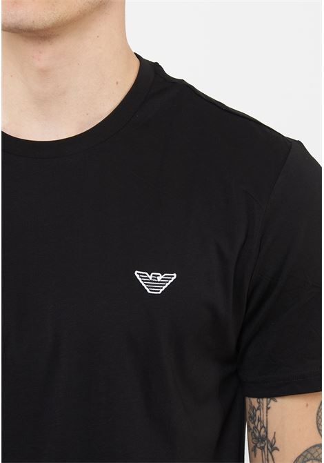 T-Shirt jersey di cotone Black Emporio Armani | EM000574 AF20424UC001