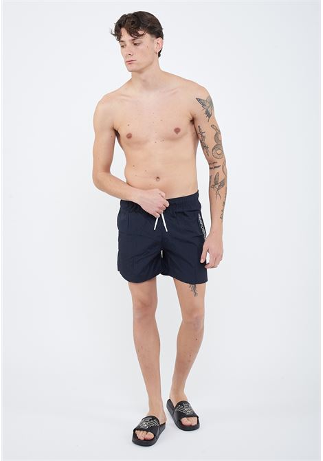 Costume shorts ricamo logo impunturato Blue Emporio Armani | EM000583 AF20425UB102
