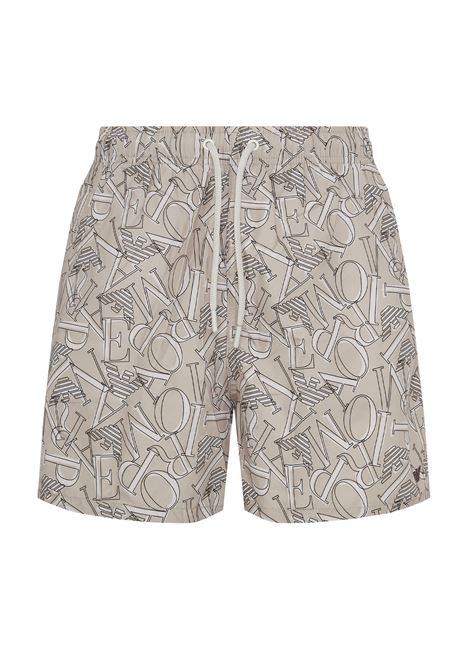 Costume shorts logo all over ASV Emporio Armani | EM000583 AF20440F6056