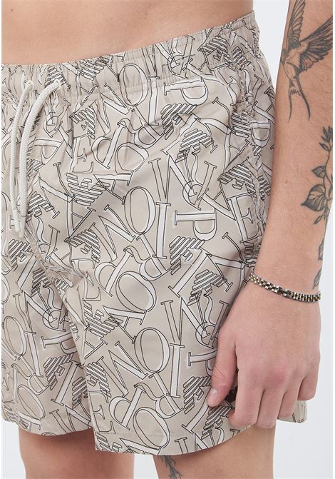 Costume shorts logo all over ASV Emporio Armani | EM000583 AF20440F6056