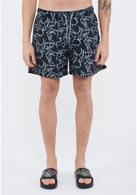 Costume shorts logo all over ASV Emporio Armani | EM000583 AF20440FC099