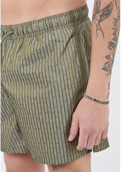 Costume shorts in tessuto jacquard logo all over Emporio Armani | EM000583 AF20448F7004