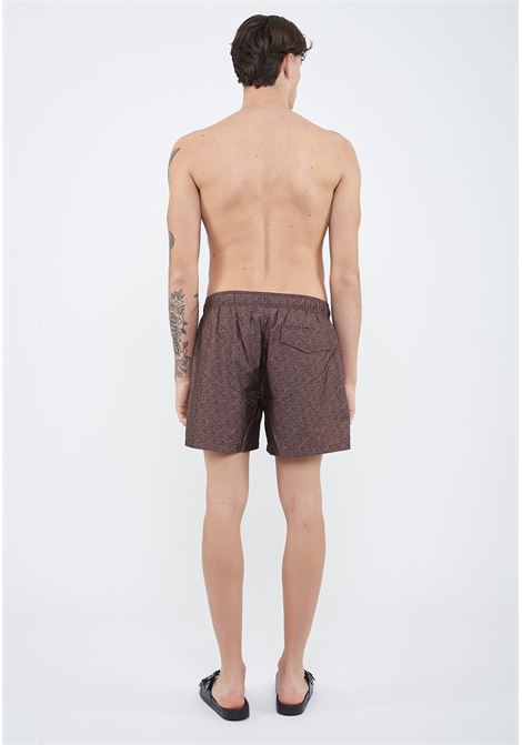 Costume shorts in tessuto jacquard logo all over Emporio Armani | EM000583 AF20448F8039