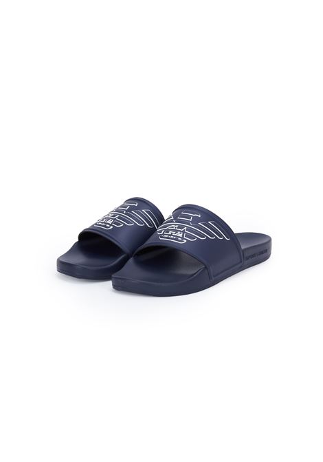 Sliders in pvc con maxi aquila Emporio Armani | EX000042 AF22189MZ681