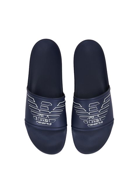 Sliders in pvc con maxi aquila Emporio Armani | EX000042 AF22189MZ681