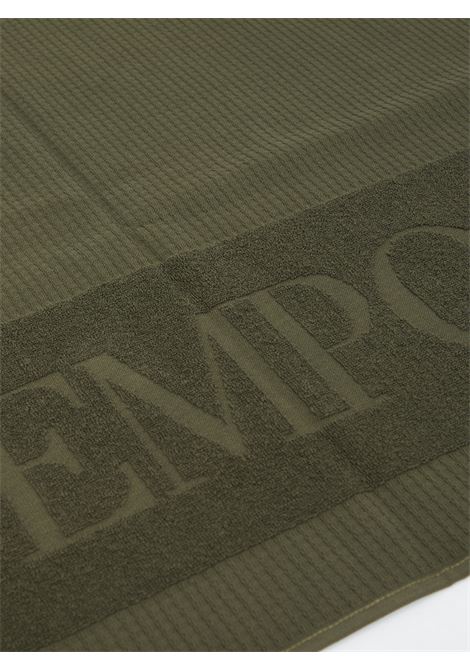 Telo mare trama waffle con logo jacquard Emporio Armani | EX000048 AF22705U7047