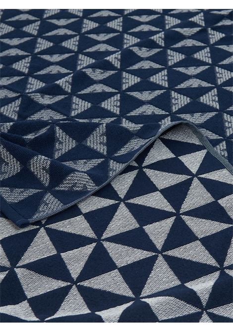 Telo mare in spugna eagle all over Emporio Armani | EX000049 AF22708UB102